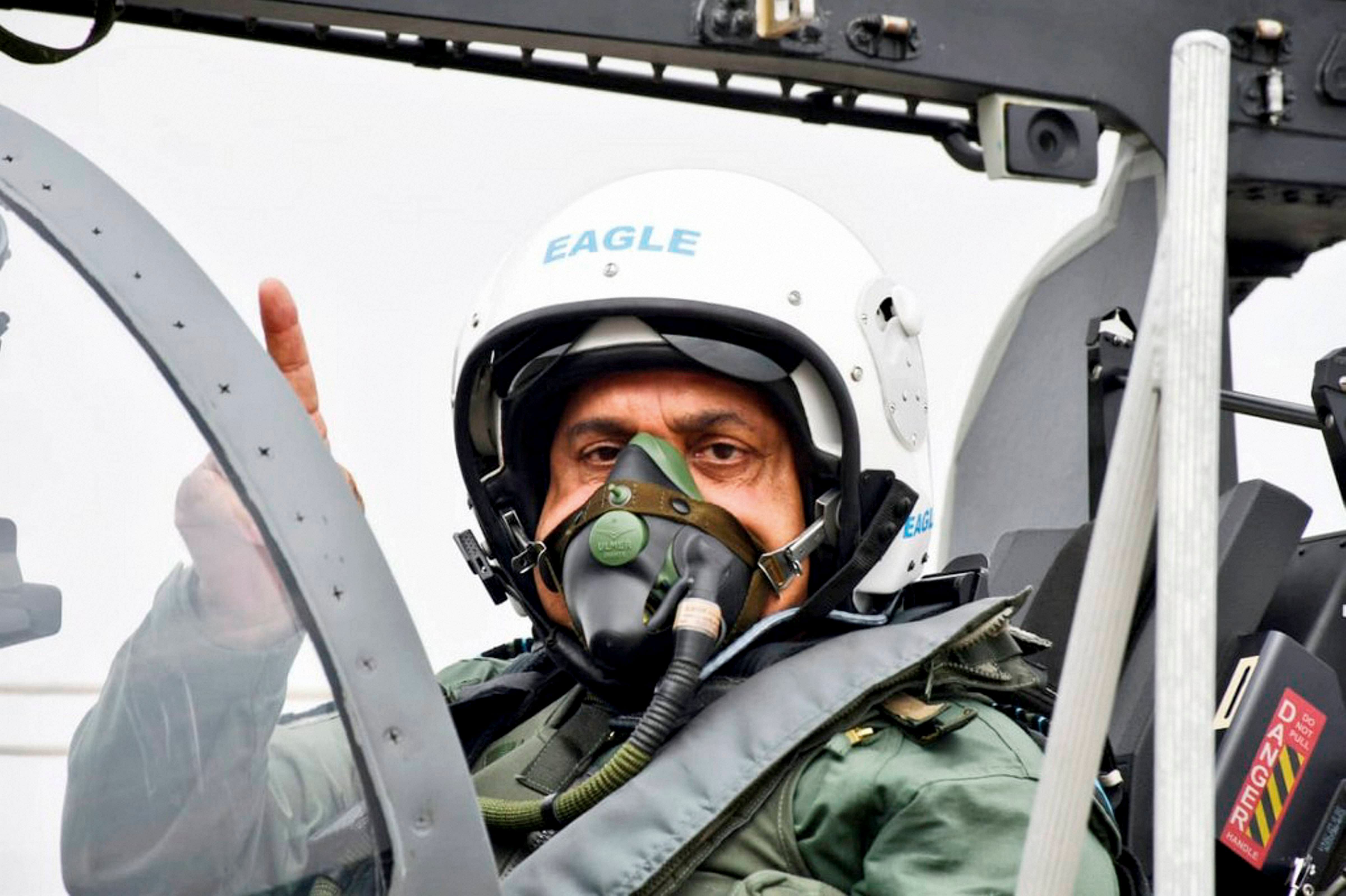Indian Air Force (IAF) Chief Air Chief Marshal RKS Bhadauria. (PTI Photo)
