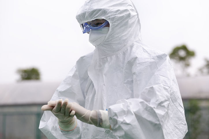 A Person wearing PPE (Image for representation/iStock Photo)