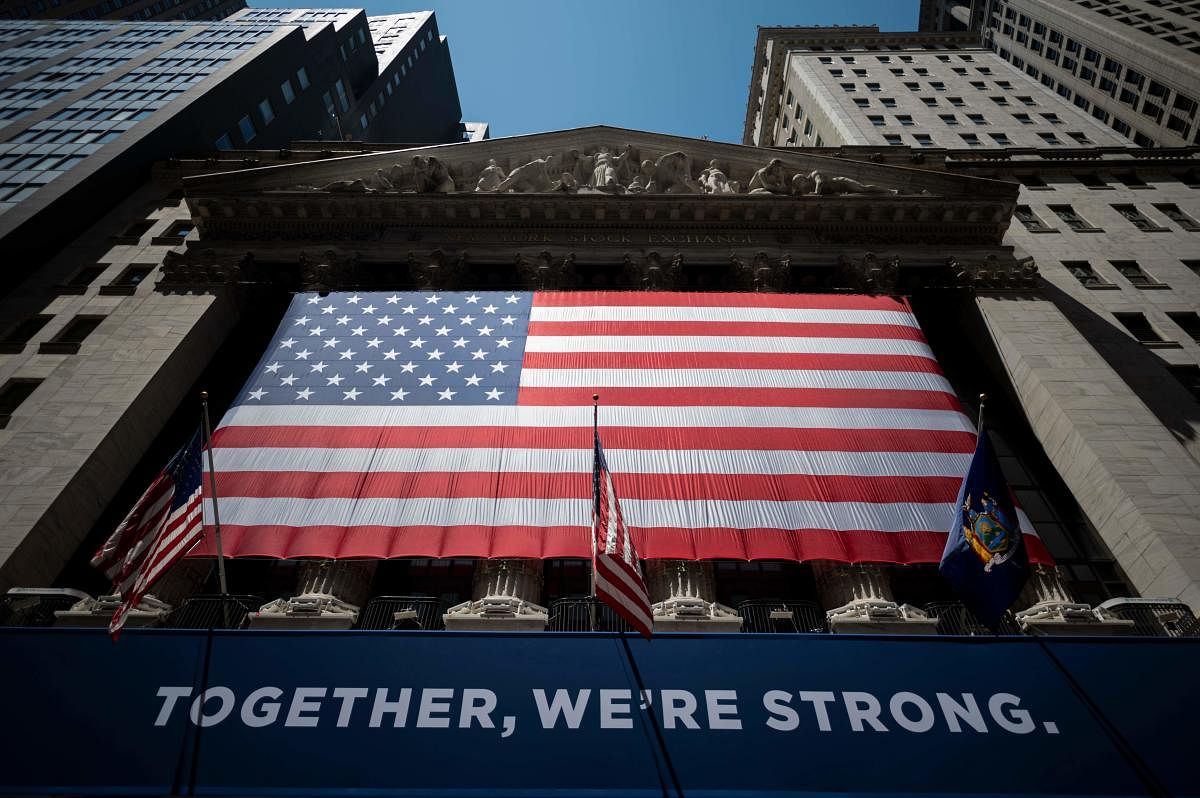  In this file photo taken on May 26, 2020, the New York Stock Exchange (NYSE) at Wall Street in New York City. Credit: AFP Photo