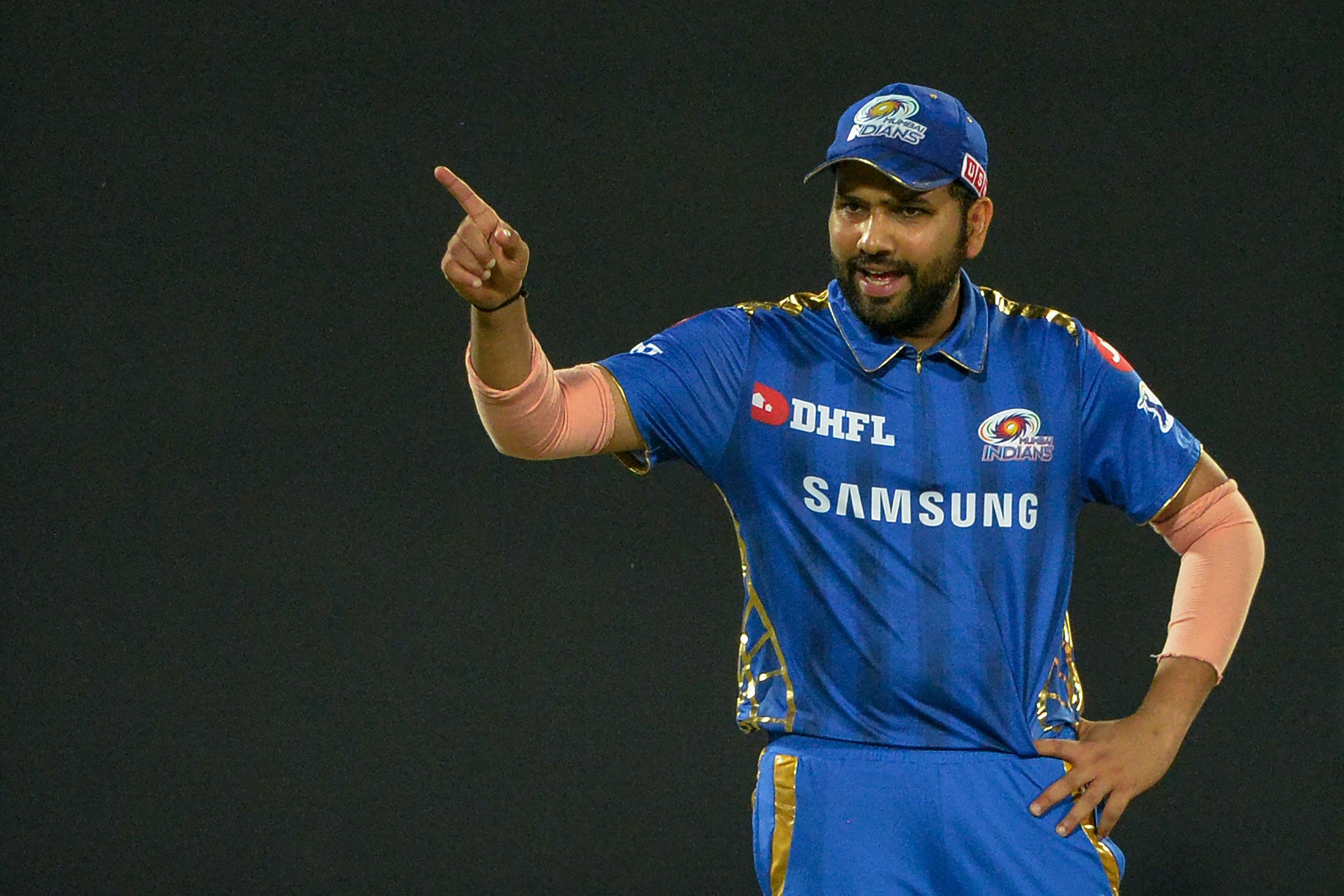 Mumbai Indians cricketer and team captain Rohit Sharma (AFP Photo)