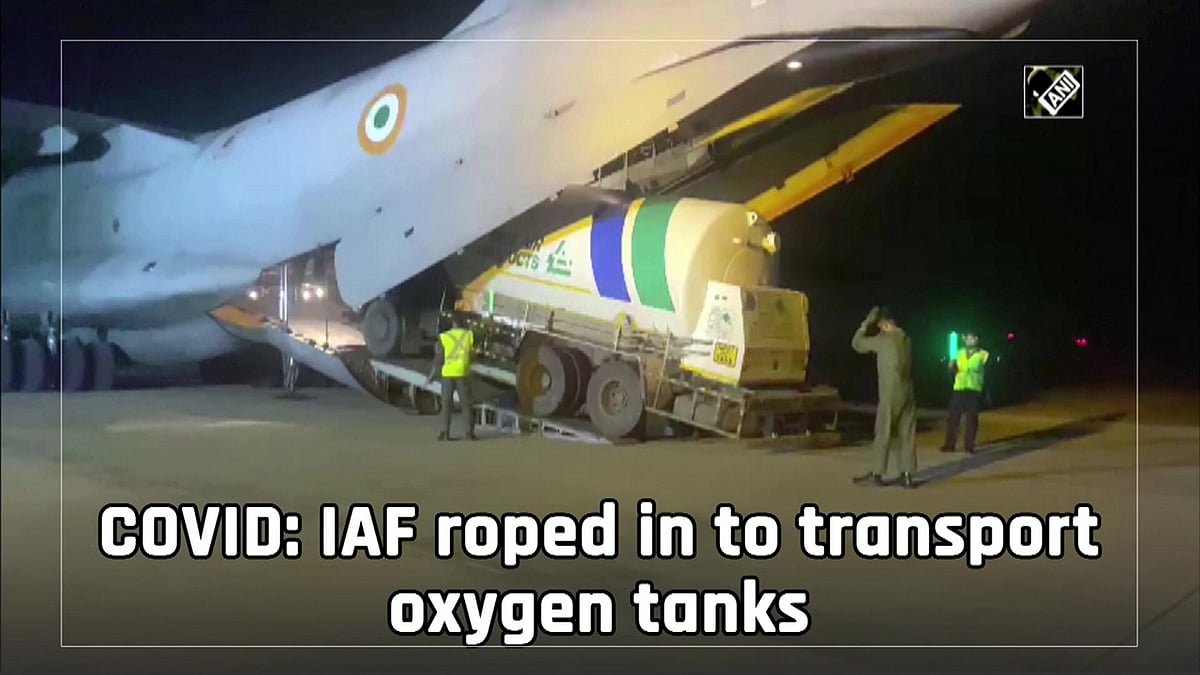 Covid19 IAF roped in to transport oxygen tanks