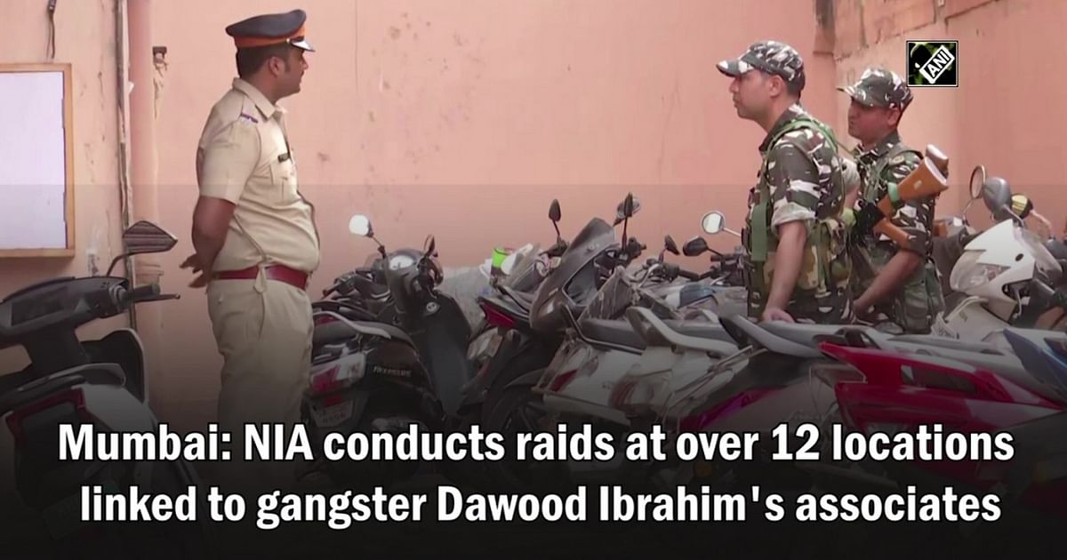 Mumbai Nia Conducts Raids At Locations Linked To Dawood Ibrahims Associates