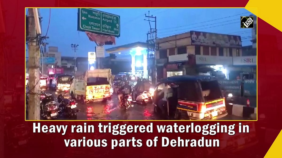 Heavy rain triggers waterlogging in various parts of Dehradun