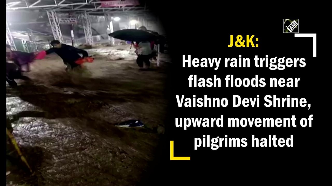 Jammu And Kashmir: Heavy Rain Triggers Flash Floods Near Vaishno Devi ...