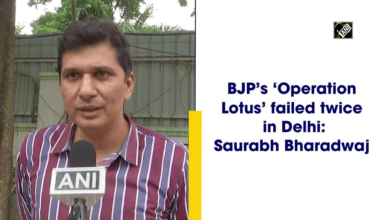 BJP’s ‘Operation Lotus’ Failed Twice In Delhi: Saurabh Bharadwaj