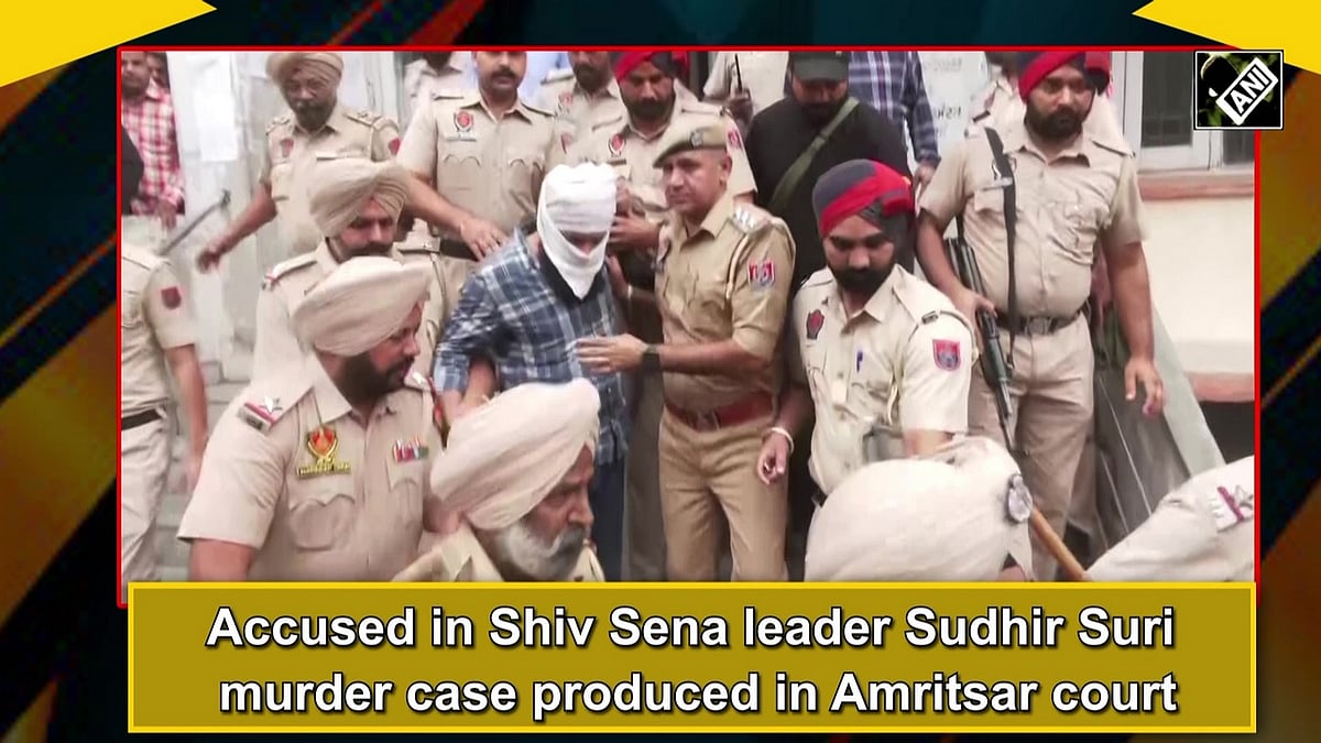 Accused in Shiv Sena leader Sudhir Suri murder case produced in