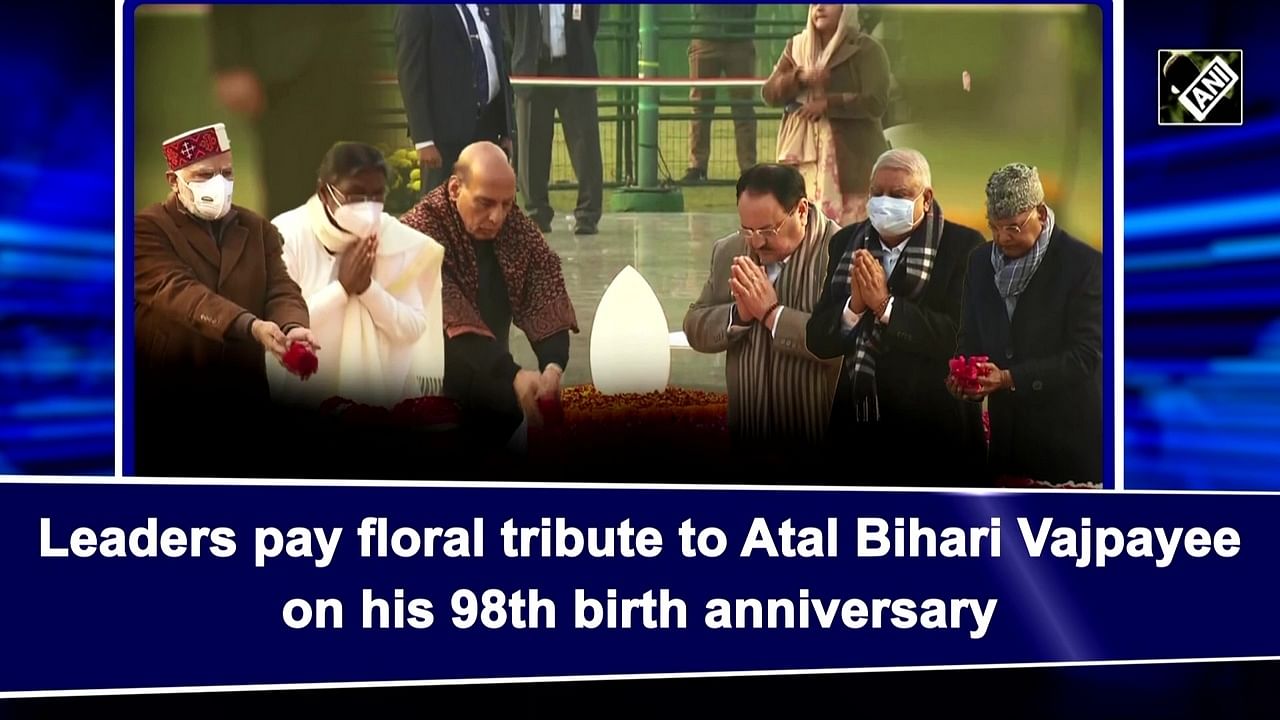 President Murmu, PM Modi, BJP Leaders Pay Tribute To Atal Bihari ...