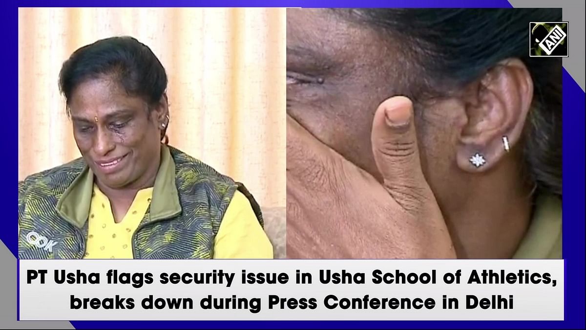 Pt Usha Sex Videos - PT Usha flags security issue in Usha School of Athletics, breaks down  during Press Conference in Delhi