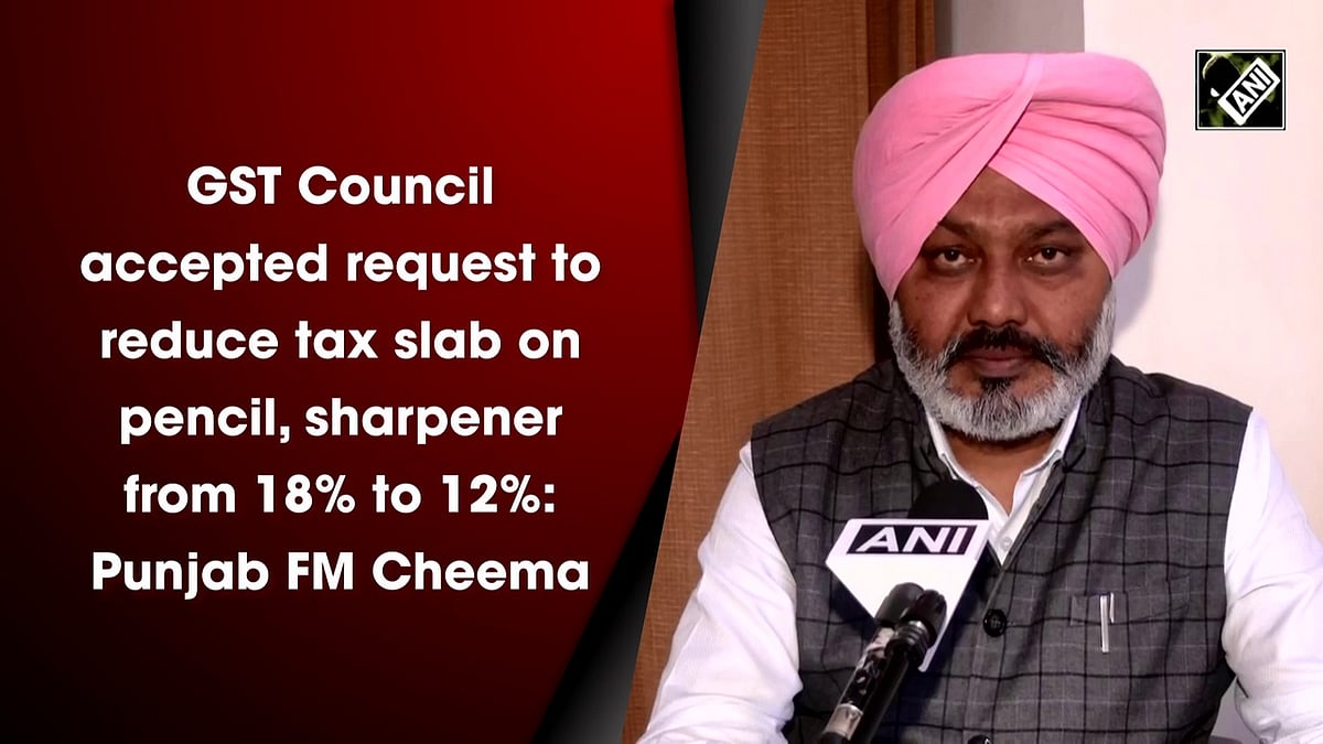 GST Council accepted request to reduce tax slab on pencil, sharpener