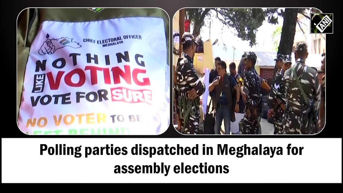 Polling parties dispatched in Meghalaya for assembly elections
