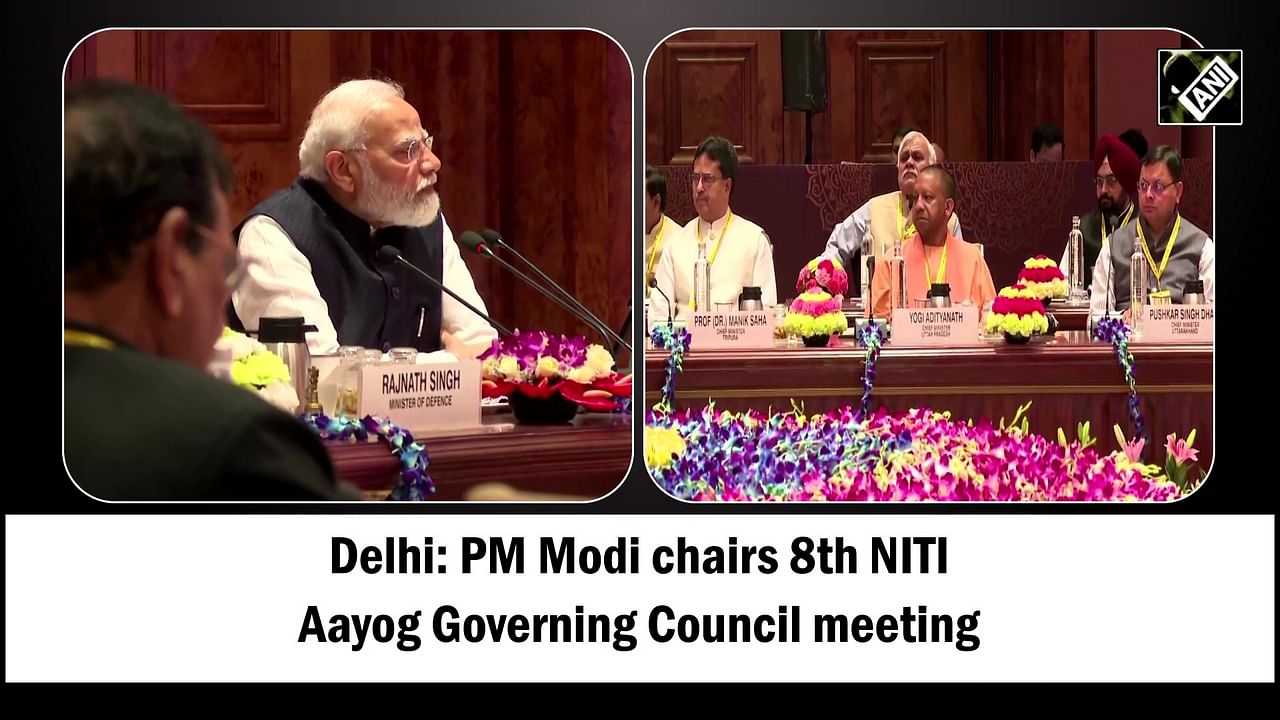 PM Modi Chairs 8th NITI Aayog Governing Council Meeting