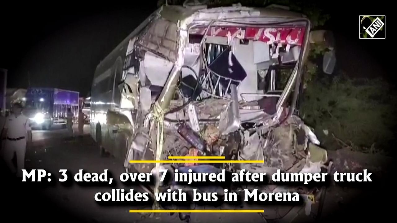 3 Dead, Over 7 Injured After Truck Collides With Bus In Madhya Pradesh