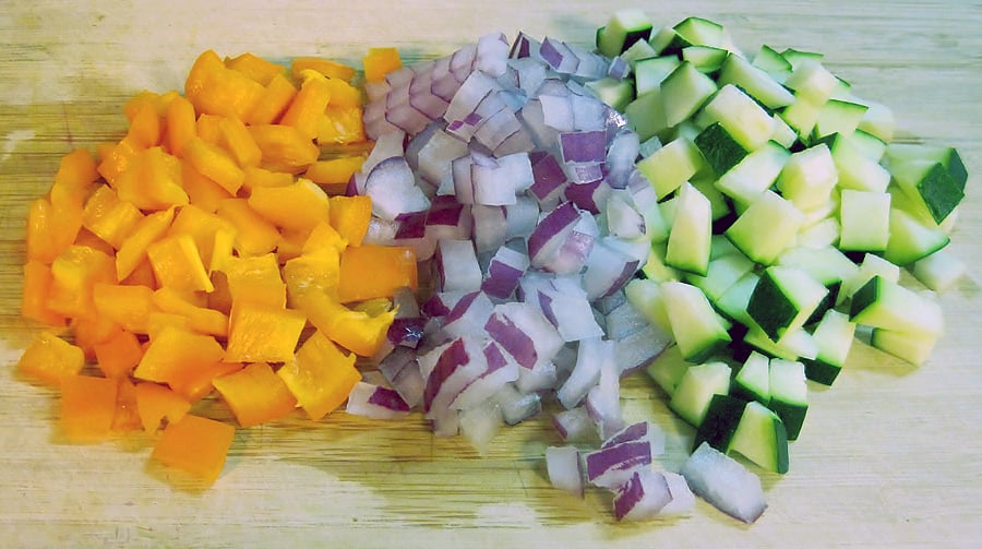 Cutting vegetables, more than fine art