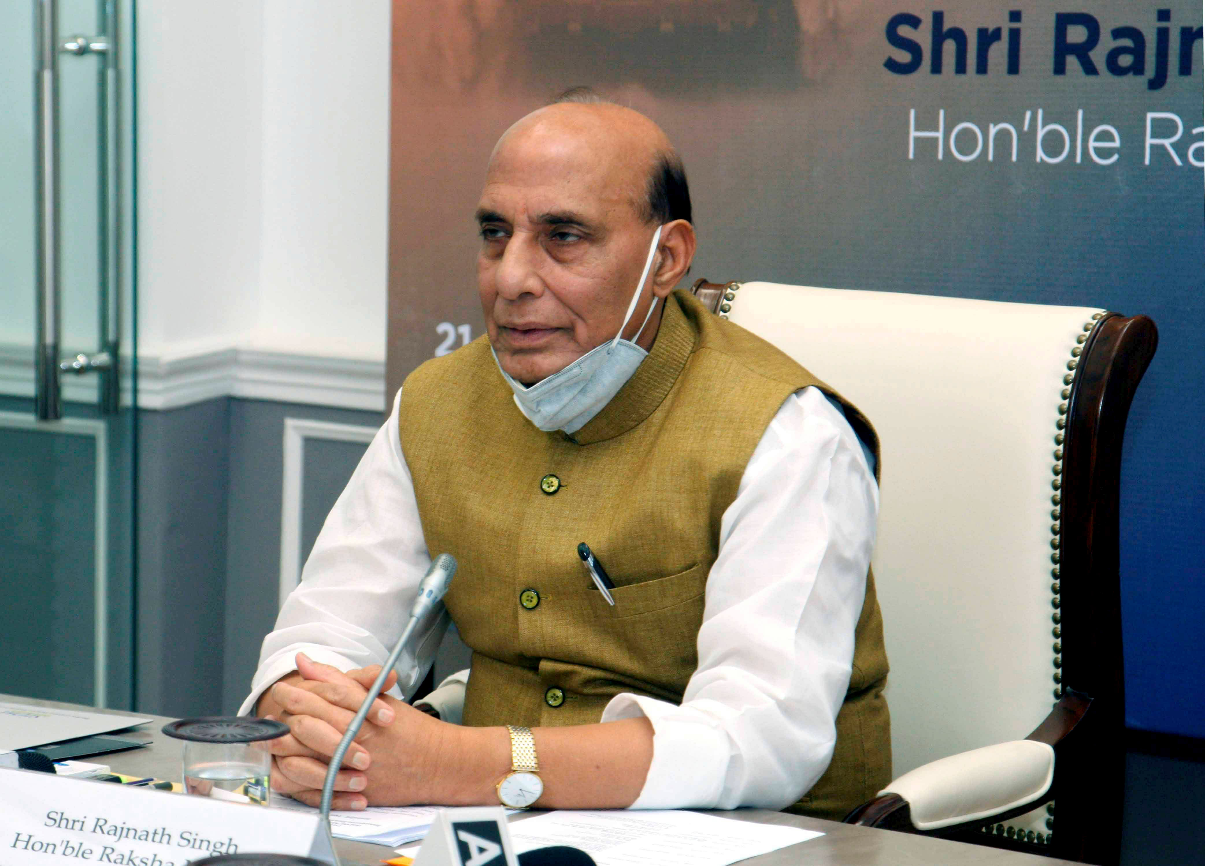 The defence minister said efforts are on to resolve the border row in eastern Ladakh. (Credit: PTI Photo)