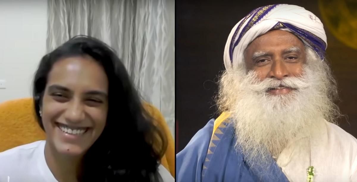 The 50-minute conversation between badminton champion PV Sindhu and Sadhguru premiered on YouTube to over 16,000 viewers.