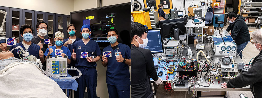 The JPL engineers designed the special ventilator -- called VITAL -- in little over a month and received 'Emergency Use Authorization' from the Food and Drug Administration on April 30. Image: NASA