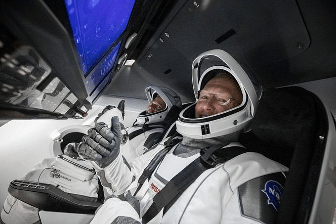The two Astronauts. (Photo credit: NASA)