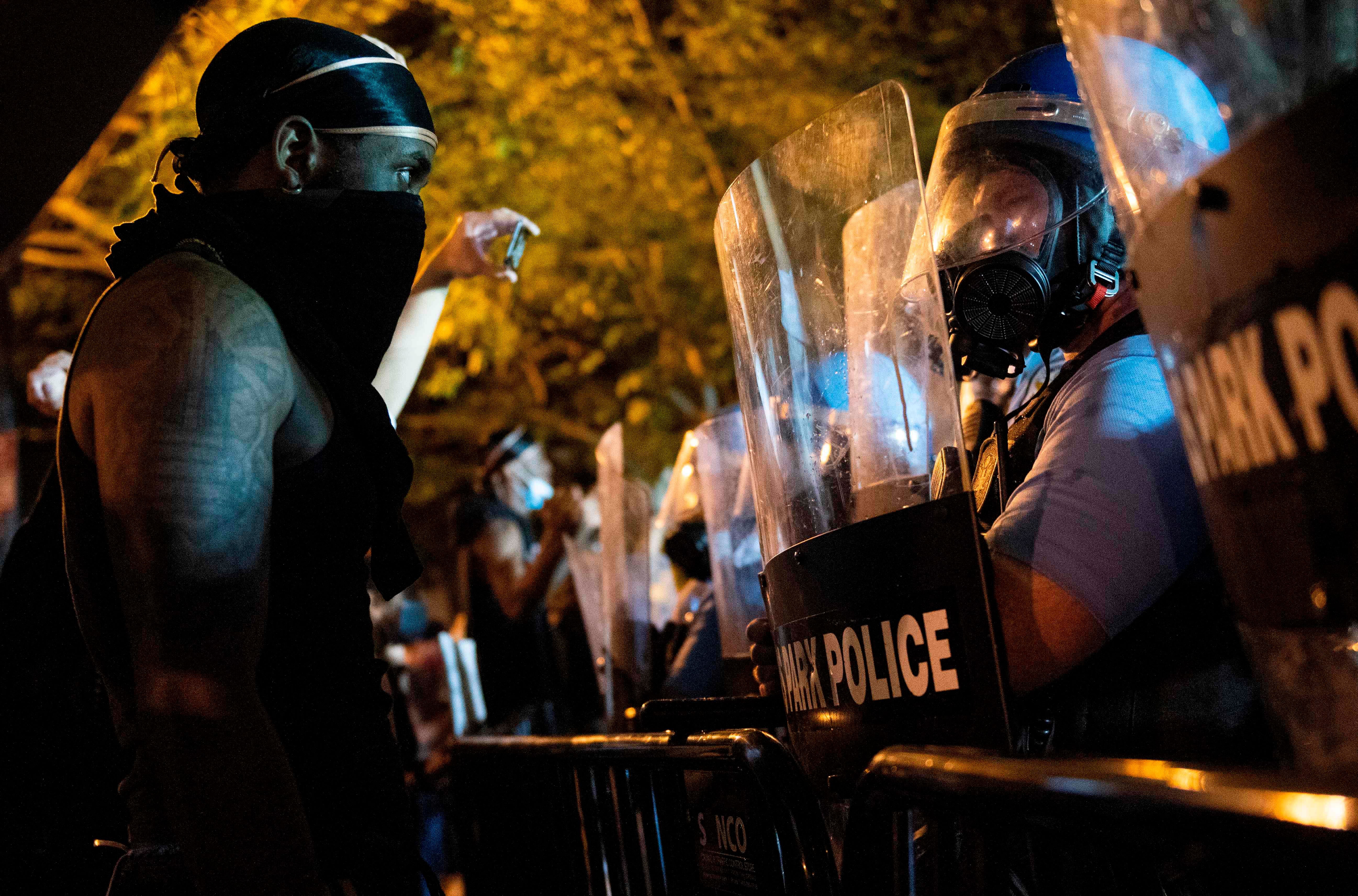 Riots over the weekend engulfed major US cities on Saturday night, and more violence was feared Sunday over the death of George Floyd in police custody (AFP photo)
