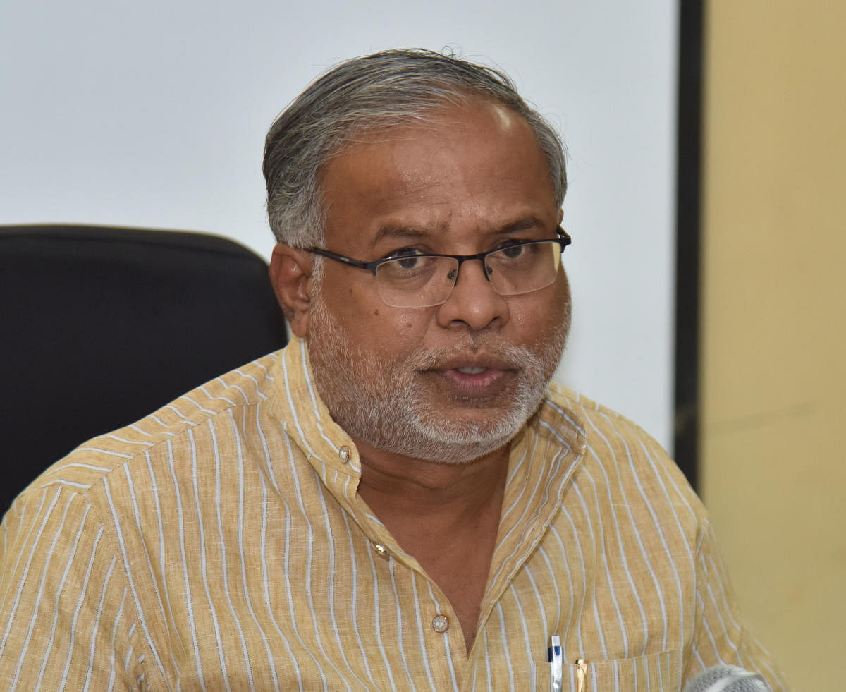 Primary and Second Education Minister S Suresh Kumar. (DH Photo)