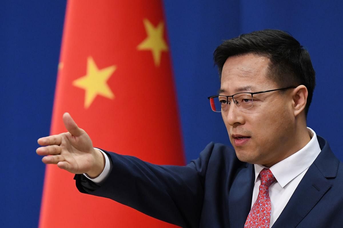  Chinese Foreign Ministry spokesman Zhao Lijian (AFP Photo)