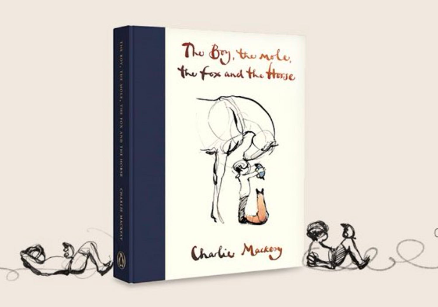 Charlie Mackesy, who began as a cartoonist and book illustrator before being taken on by galleries, through his book "The Boy, The Mole, The Fox and The Horse" tells about his four unlikely friends. (Twitter Image/@charliemackesy)