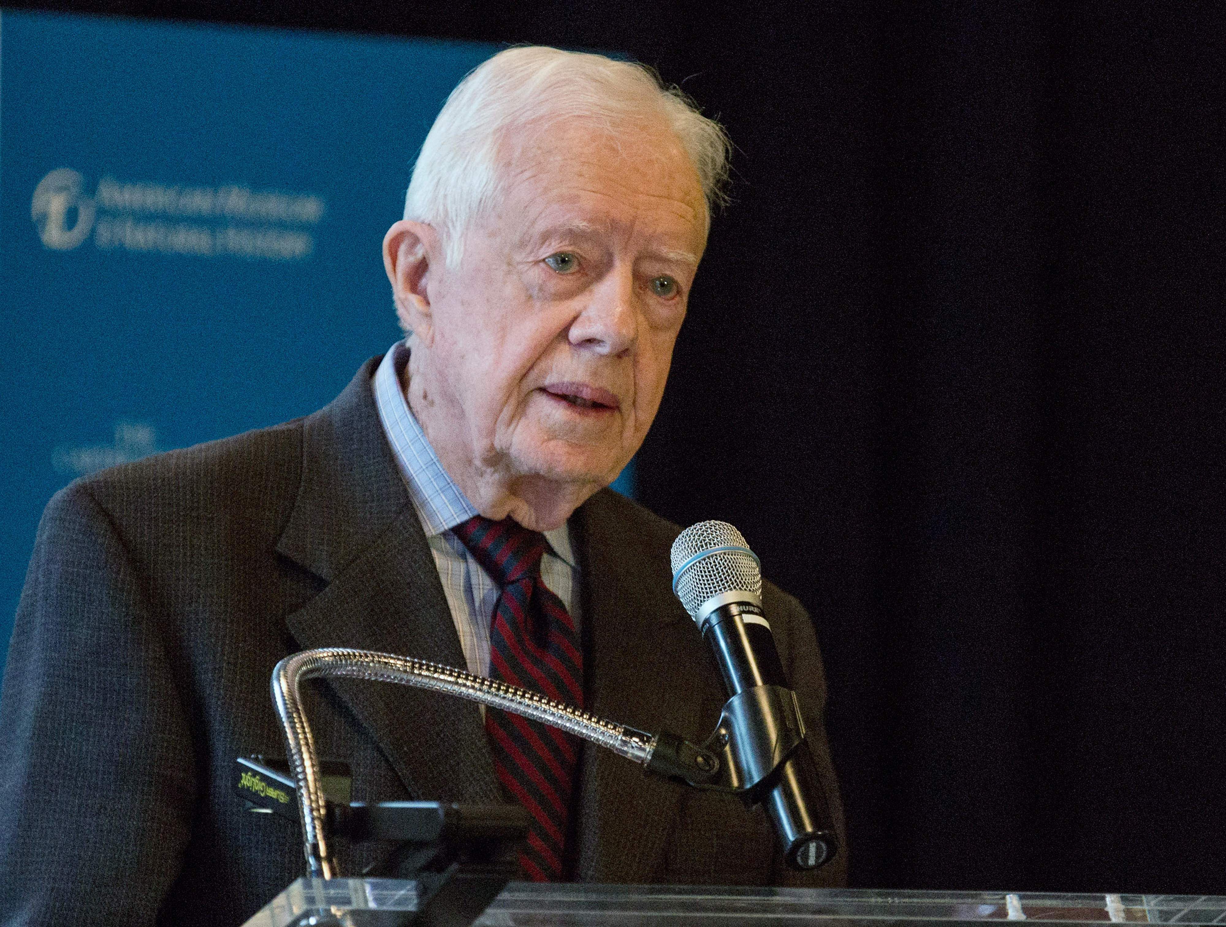Former US President Jimmy Carter (AFP photo)