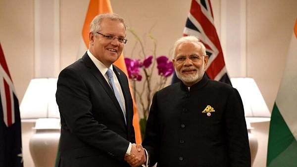 Prime Minister Narendra Modi and his Australian counterpart Scott Morrison 