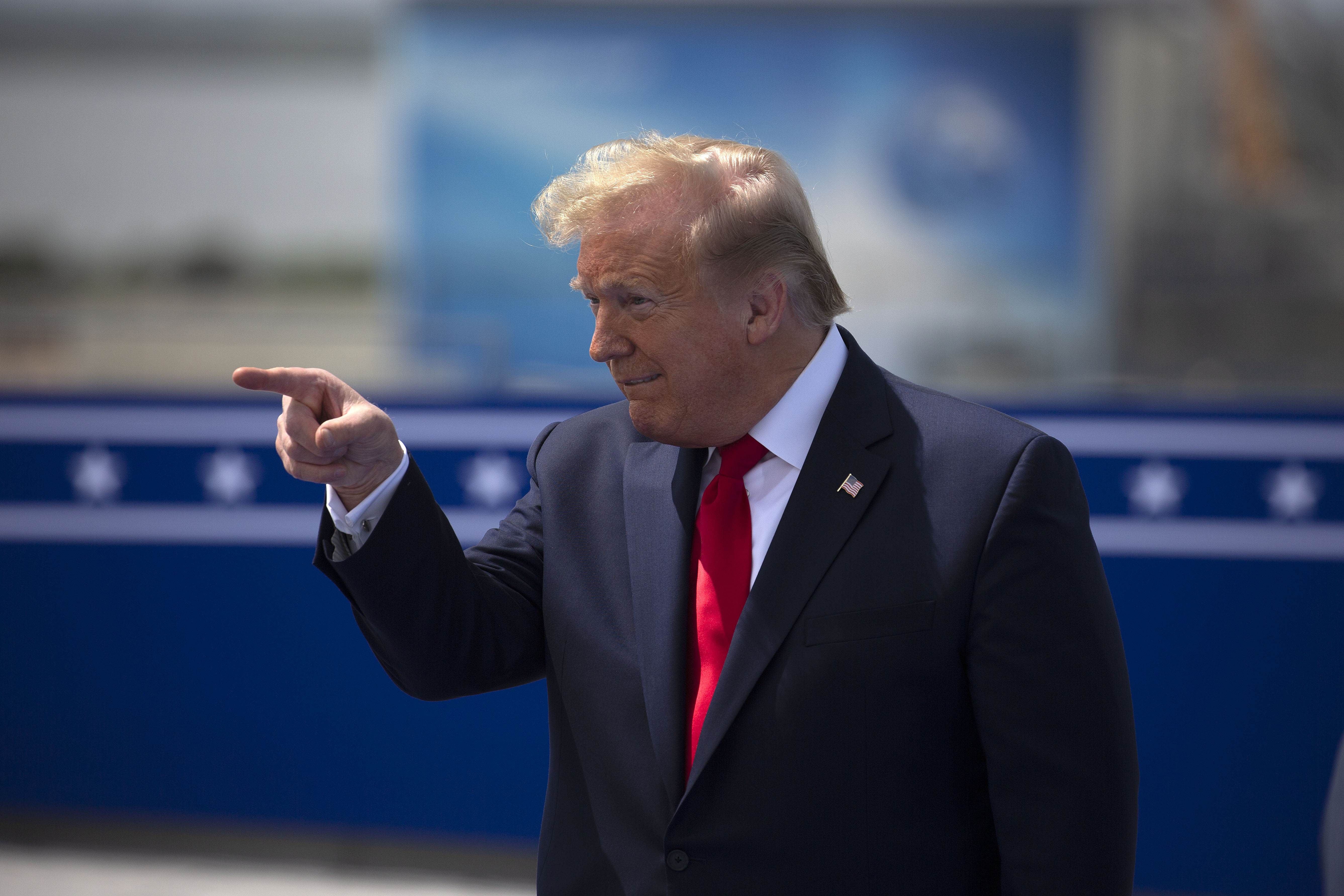 US President Donald Trump Credit: AFP Photo