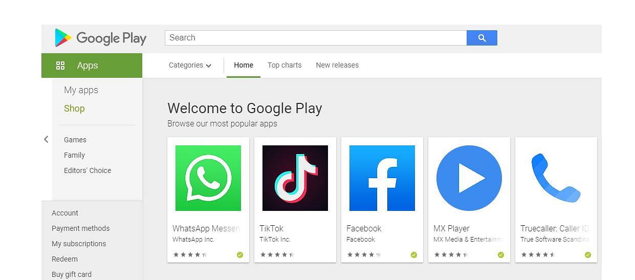 Google Play Store (Screen-grab)