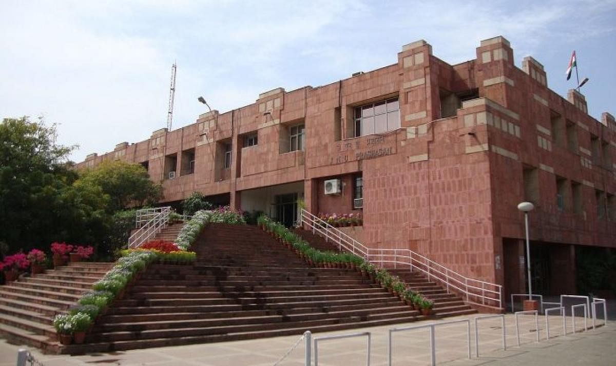 A view of JNU