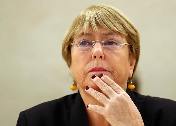 Commissioner for Human Rights Michelle Bachelet (Reuters Photo)
