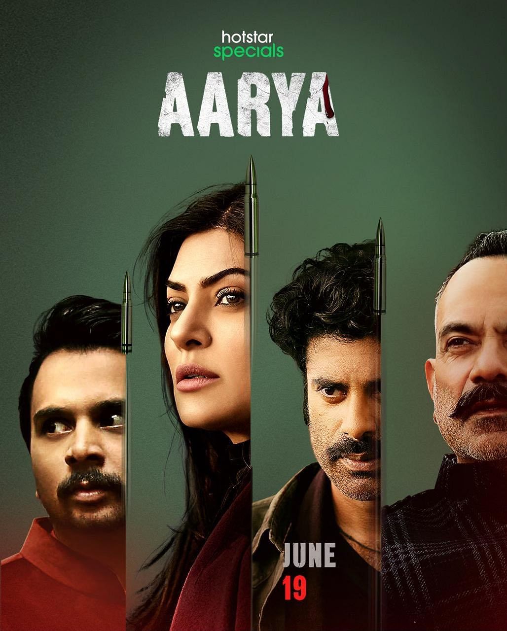 Aarya, starring Sushmita Sen, will release on Hotstar on June 19. Credit: Twitter/ @thesushmitasen