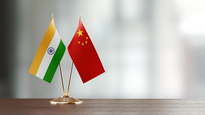 Indian and Chinese flag pair (iStock Photo/Image for representation)