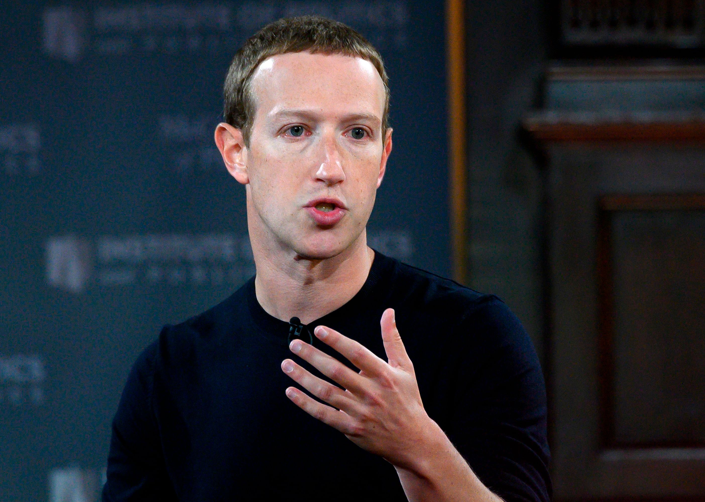 Facebook founder Mark Zuckerberg. (AFP Photo)