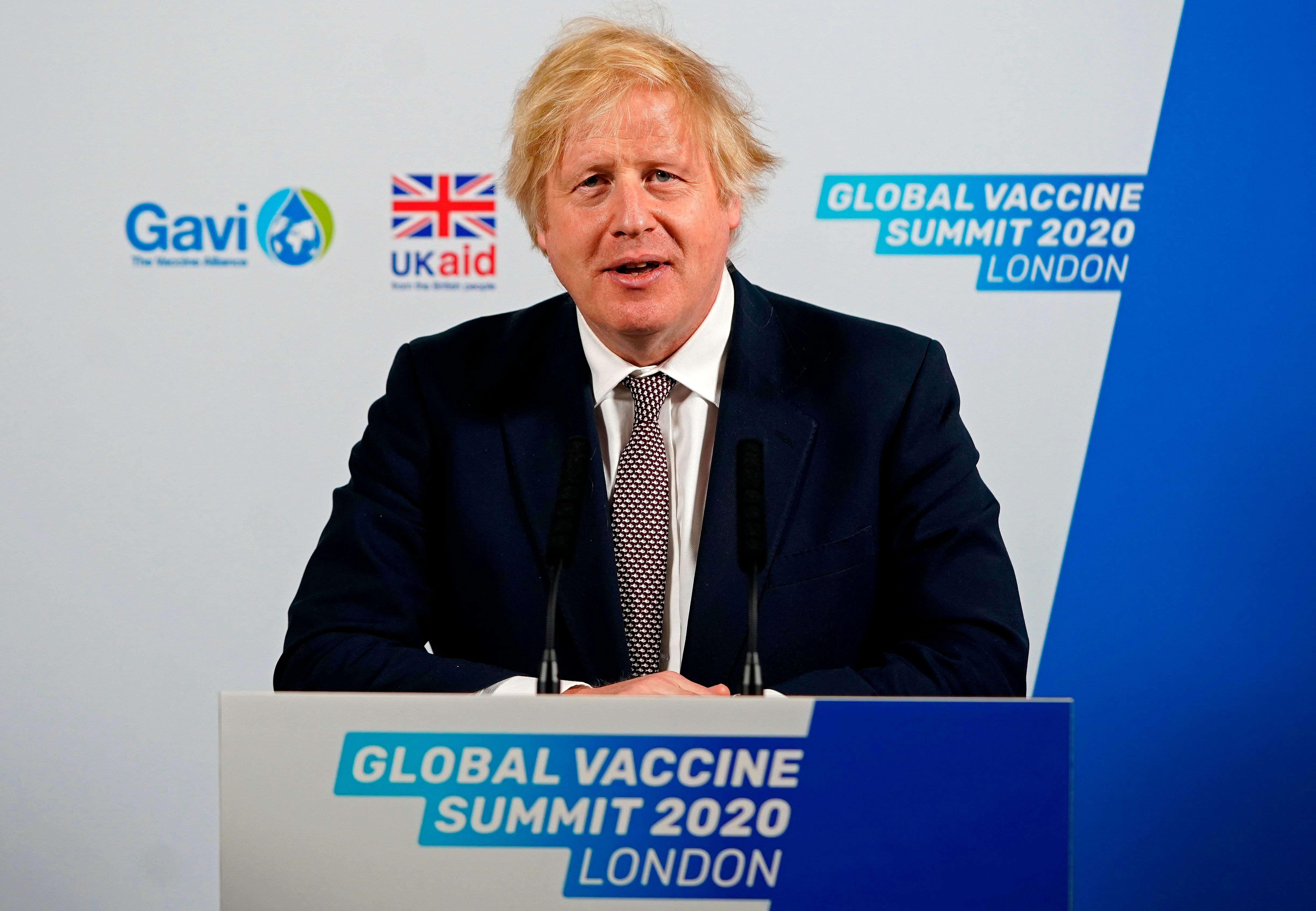 Britain's Prime Minister Boris Johnson. (AFP Photo)