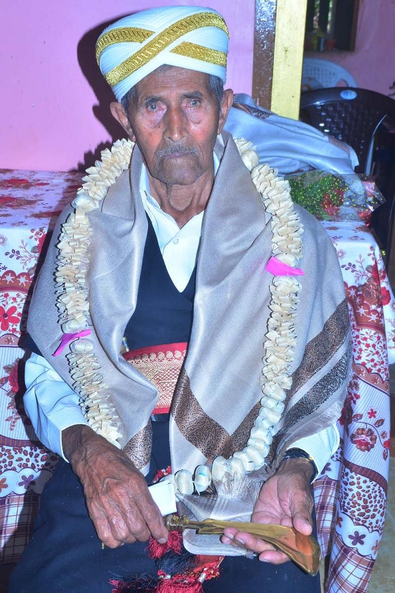 Centenarian Chowrira Thimmaiah.