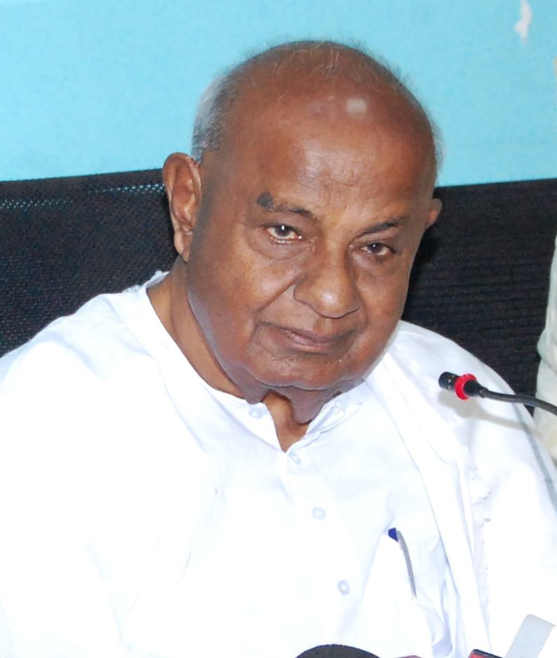 Former Prime Minister and JD(S) Supremo H D Deve Gowda (DH File Photo)