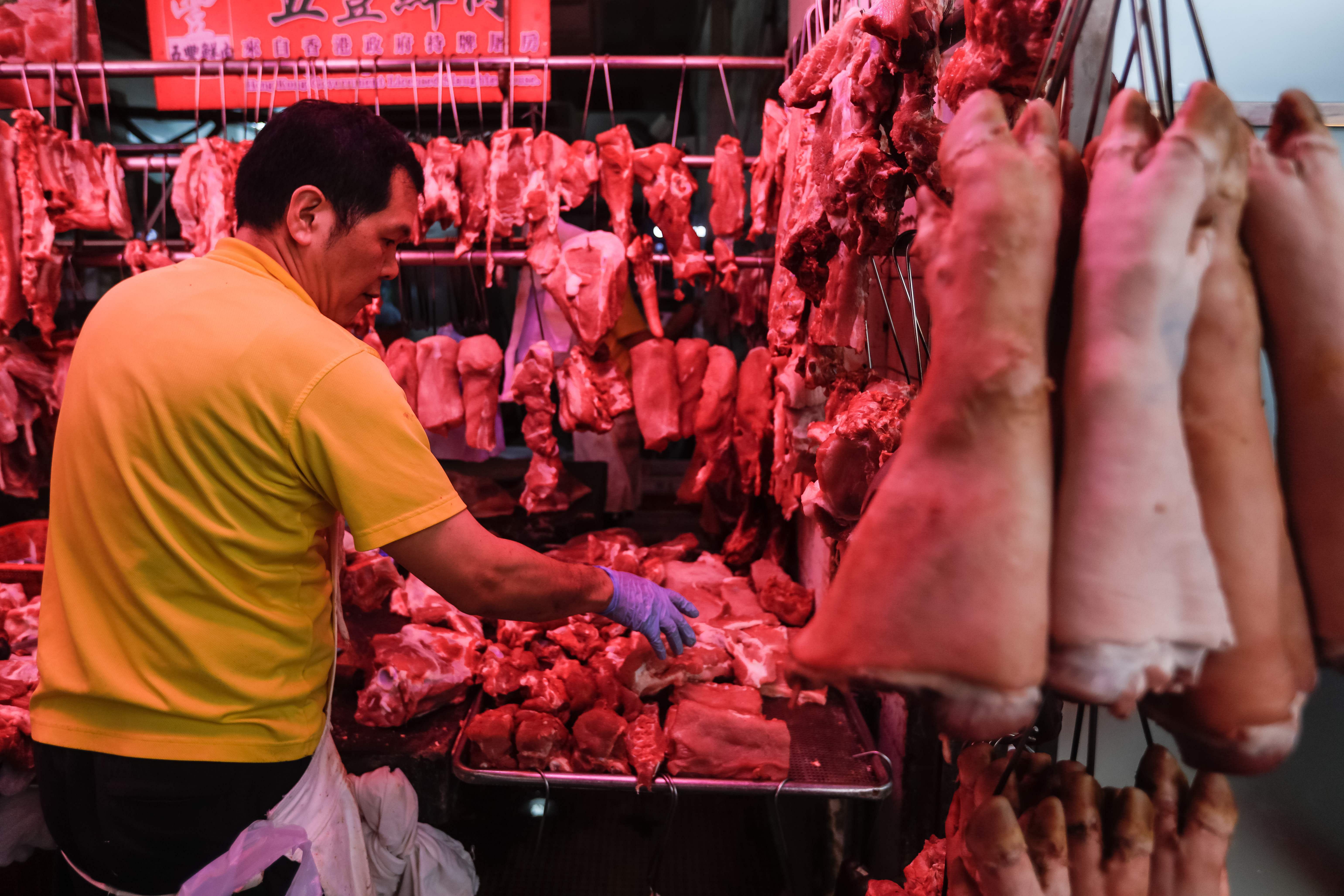 The Chinese government sees stabilizing pork supplies as crucial to food security after inflation spiked in 2019 because of record pork costs. Credit: AFP Photo