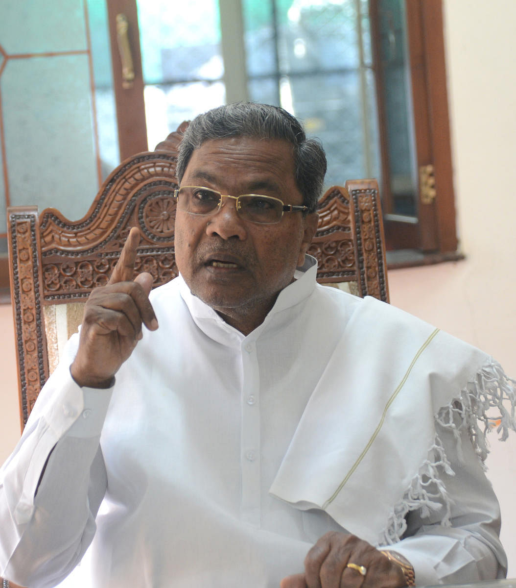 Siddaramaiah.