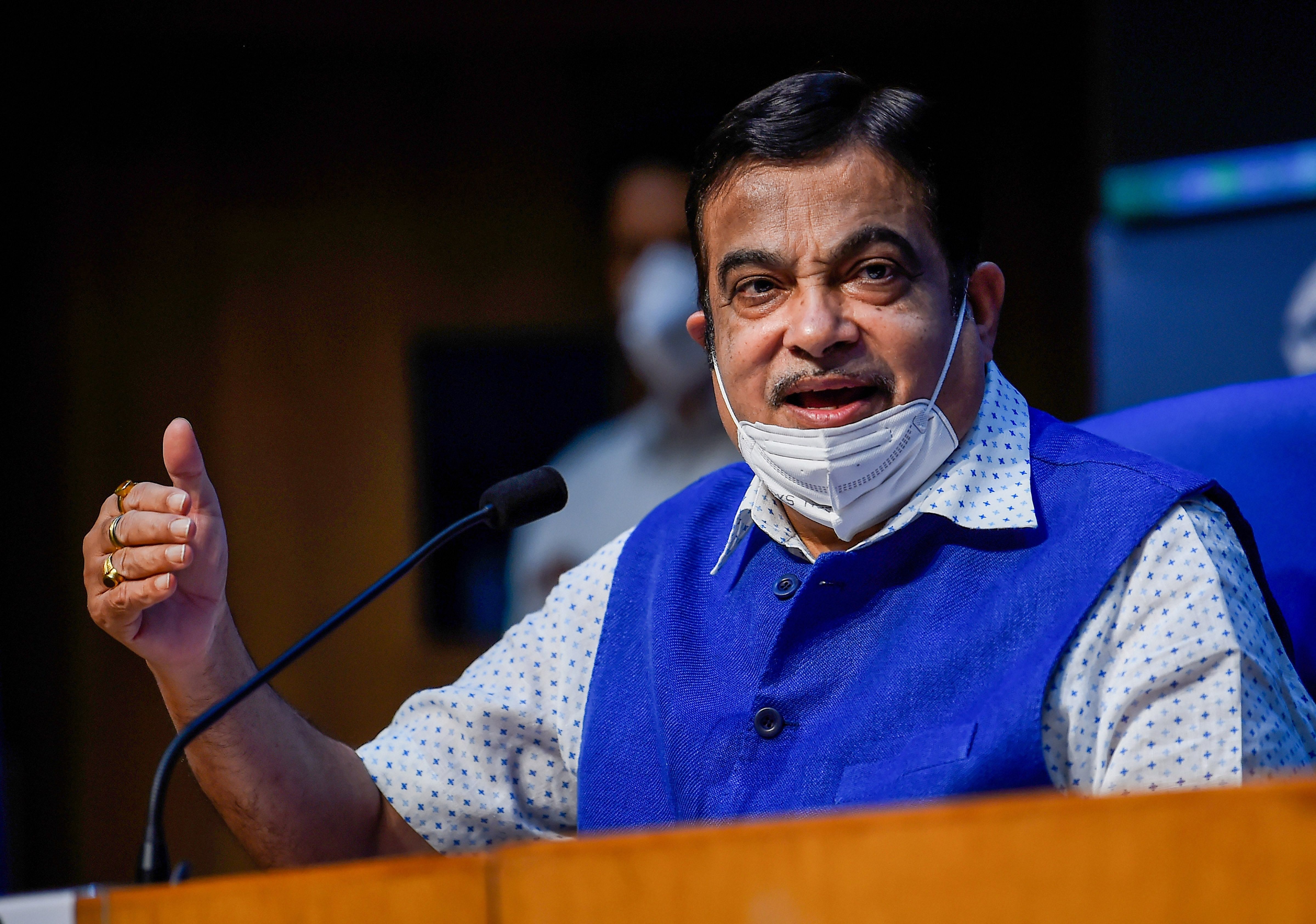 Union Minister of Road Transport & Highways and MSME Nitin Gadkari. Credit: PTI Photo