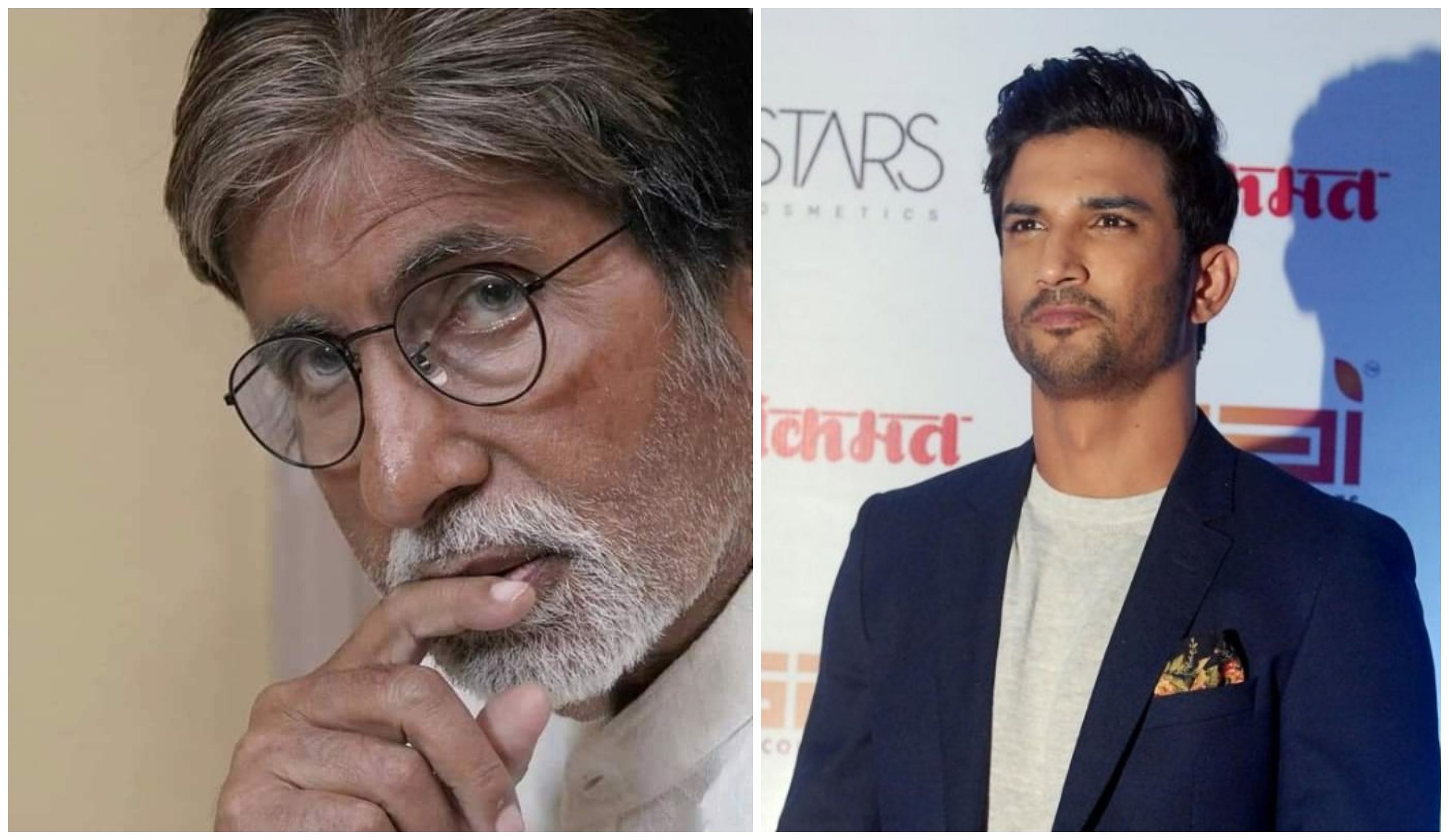 Amitabh Bachchan was moved by Sushant Singh Rajput's death. Credit: Facebook/File Photo