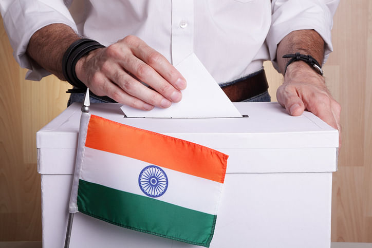 A man inserting a ballot to a ballot box (Imaage for representation/iStock Photo)
