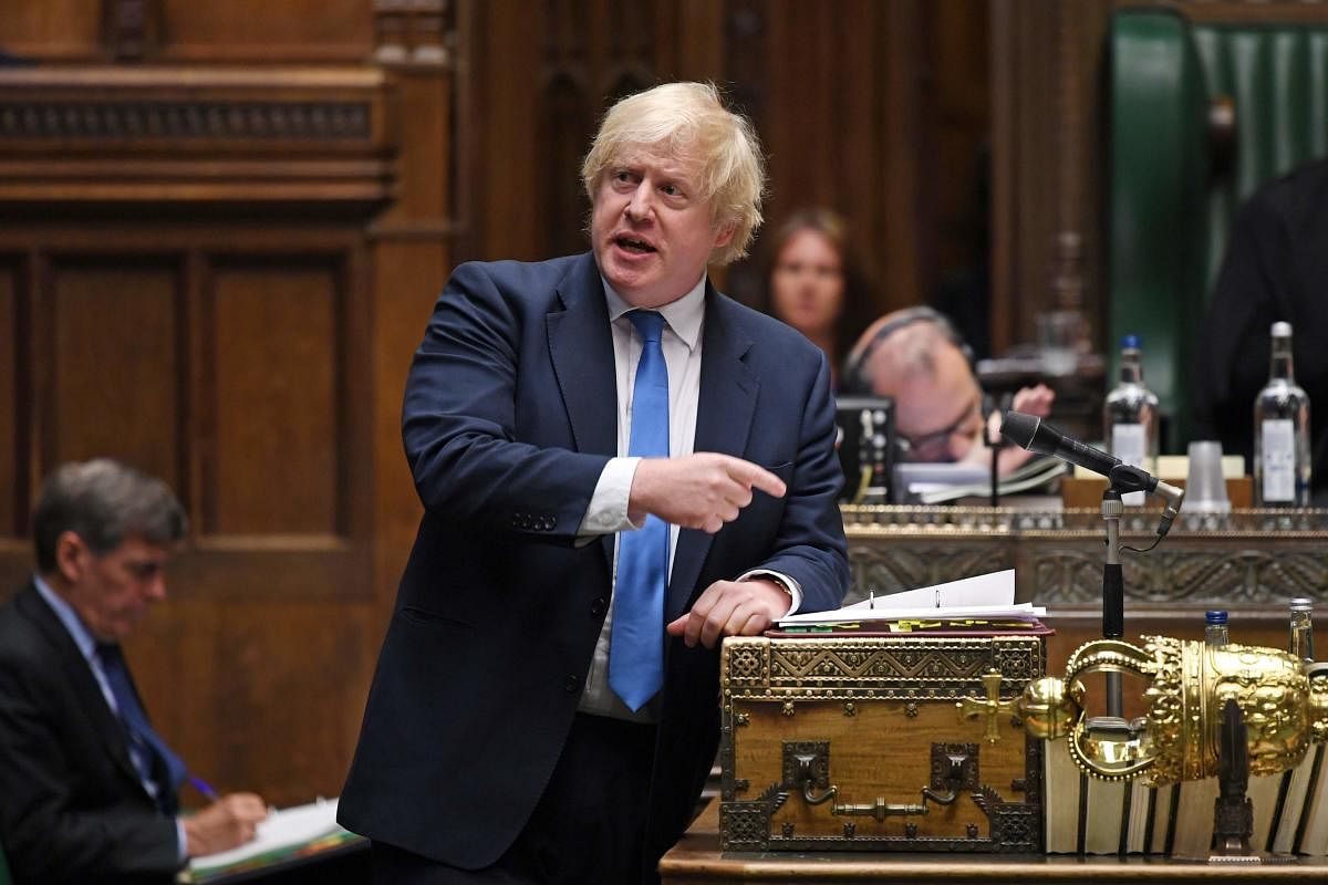 Britain's Prime Minister Boris Johnson (AFP Photo)