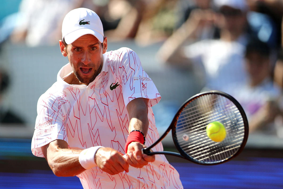 Novak Djokovic. Credit: Reuters