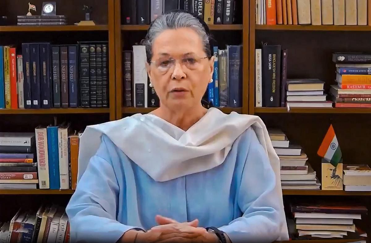 Congress Interim President Sonia Gandhi. Credit: PTI