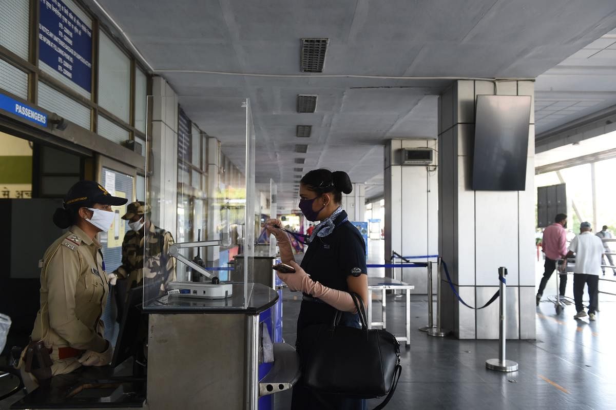 A general view of Ahmedabad airport. Credit: AFP