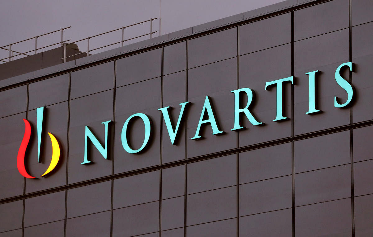 Drugmaker Novartis' logo (Reuters Photo)