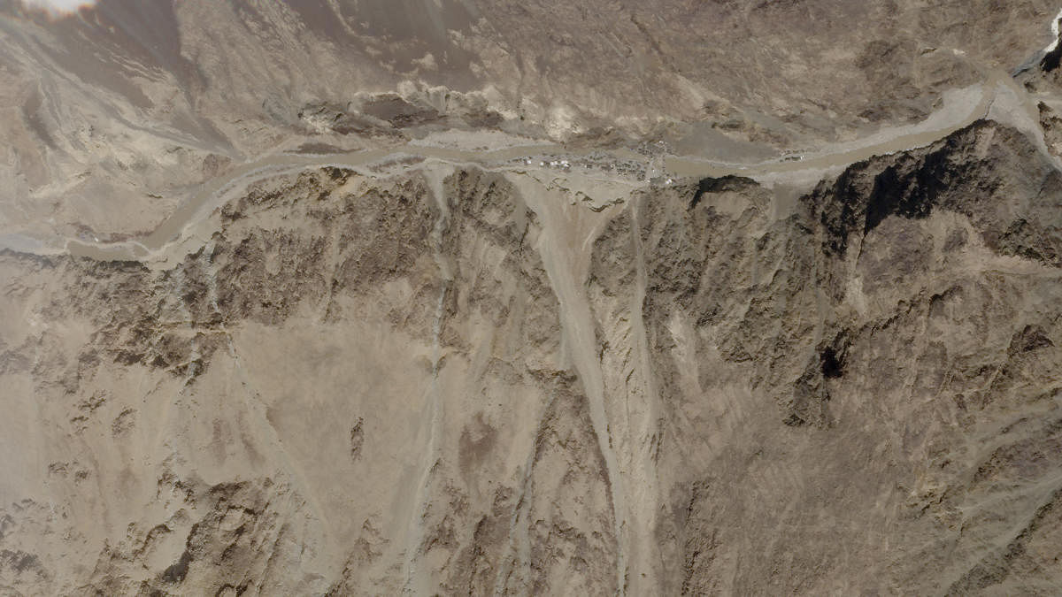 A satellite image of Galwan Valley in Ladakh, India. Reuters/Planet Labs Inc/Handout