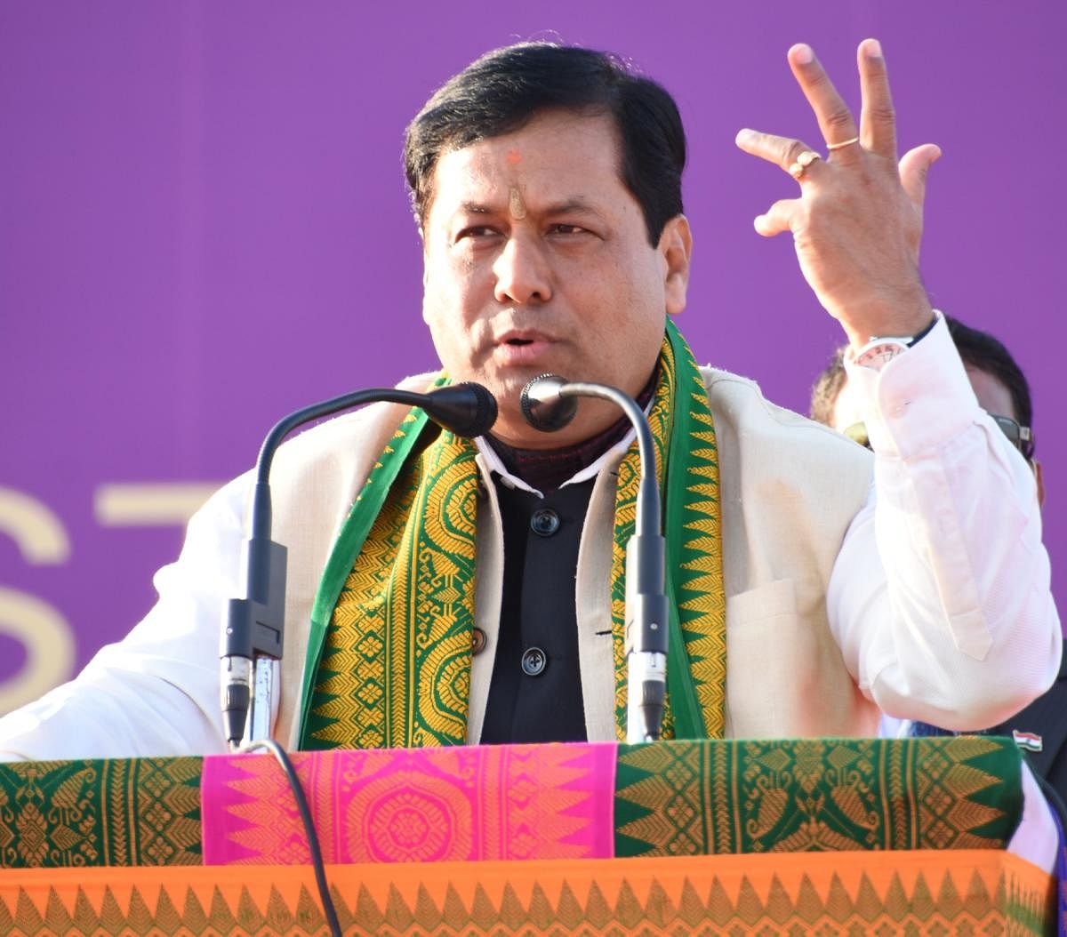 Assam Chief Minister Sarbananda Sonowal (DH File Photo)