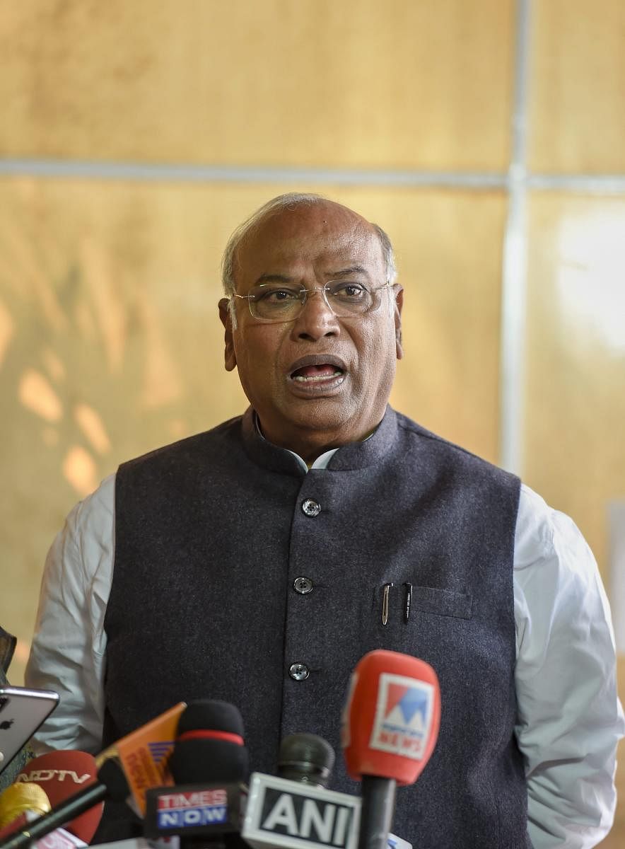 Mallikarjun Kharge. PTI/file